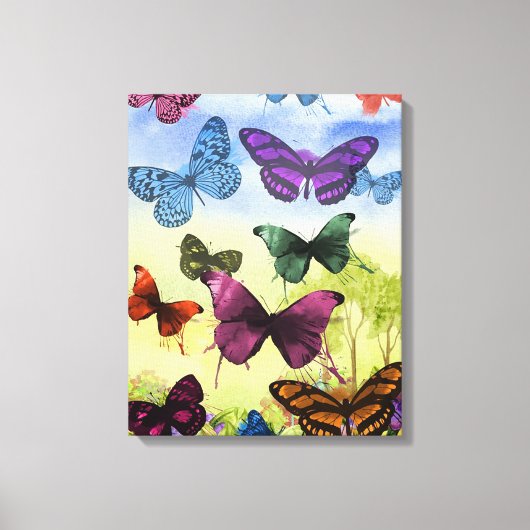Butterflies Canvas Afdruk (Voorkant)