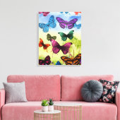 Butterflies Canvas Afdruk (Insitu (Woonkamer))