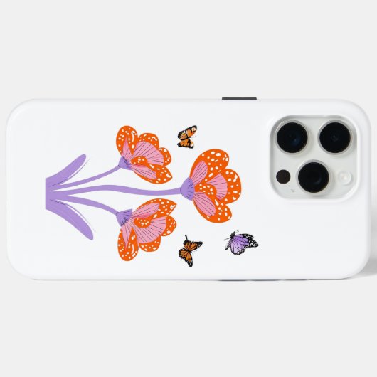 Butterflies Case-Mate iPhone Case (Achterkant (horizontaal))