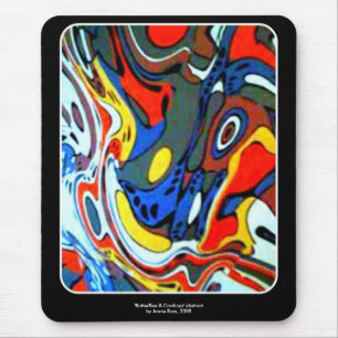 'Butterflies & Cowboys' op een Mousepad Muismat