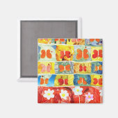 Butterflies Dancing Magnet Magneet (Voorkant / Achterkant)