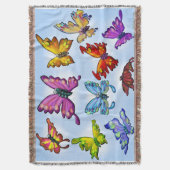 Butterflies Deken (Voorkant Verticaal)