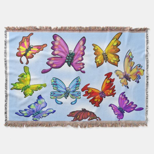 Butterflies Deken (Voorkant)