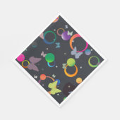 Butterflies en bubbels servet (Hoek)