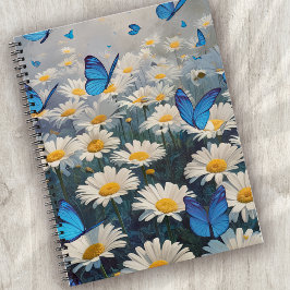 Butterflies en Daisies Notitieboek
