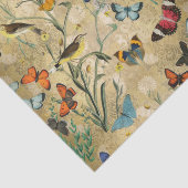  butterflies en deklaagpapier tissuepapier (Detail)