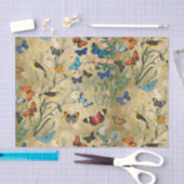  butterflies en deklaagpapier tissuepapier (Craft)