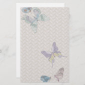  Butterflies en kant-en-Briefpapier Briefpapier (Voorkant / Achterkant)
