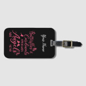 Butterflies en kardinalen verschijnen wanneer de e bagagelabel (Voorkant (horizontaal))