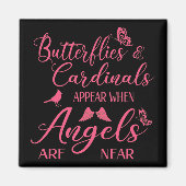 Butterflies en kardinalen verschijnen wanneer de e magneet (Voorkant)