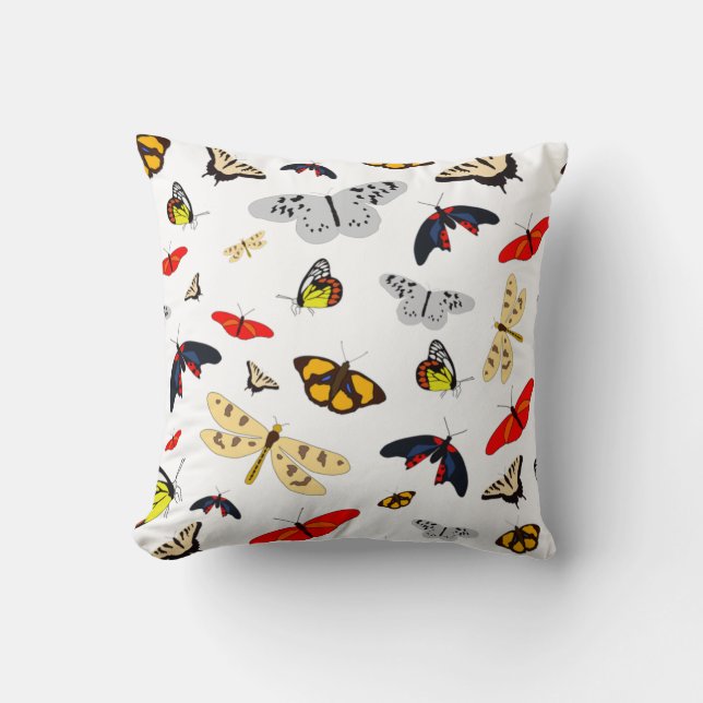 Butterflies en libellen kussen (Voorkant)