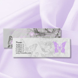 Butterflies en lichten mini visitekaartje