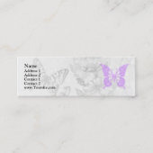 Butterflies en lichten mini visitekaartje (Voorkant)
