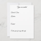 Butterflies en Lilly Kaart (Achterkant)