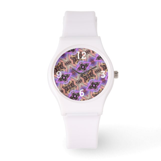 BUTTERFLIES EN MOTHES HORLOGE (Voorkant)