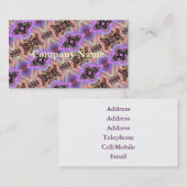 BUTTERFLIES EN MOTHES VISITEKAARTJE (Voorkant / Achterkant)