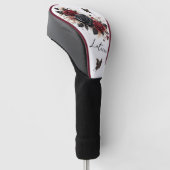 Butterflies en Rozen Golfheadcover (Schuin)
