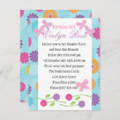 Butterflies en Rozen Kaart (Voorkant / Achterkant)