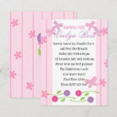 Butterflies en Rozen Kaart (Voorkant / Achterkant)