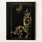 Butterflies en Swirls Planner (Achterkant)