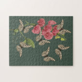 Butterflies en zoete pekelbloem legpuzzel (Horizontaal)