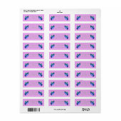 Butterflies Etiket (Full Sheet)