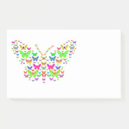 'Butterflies Explosion' Post-it® notes, 10" x 6" Notes