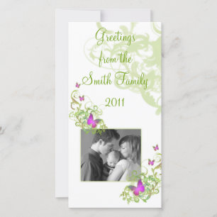 Butterflies Feestdagenkaart