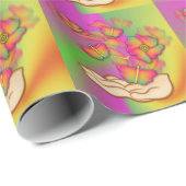 Butterflies & Flowers Cadeaupapier (Rol Hoek)