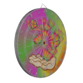 Butterflies & Flowers Dartbord (Voorkant Links)