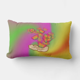 Butterflies & Flowers Kussen