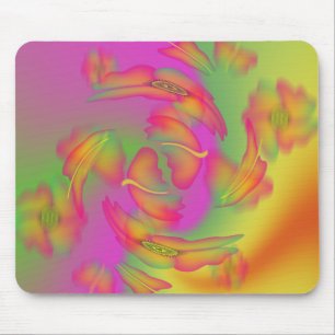 Butterflies & Flowers Muismat