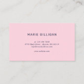 Butterflies & Flowers Vibrant Floral Pattern Visitekaartje (Achterkant)