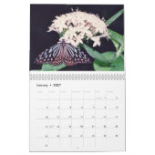 Butterflies fluttering door kalender (Jan 2027)