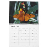 Butterflies fluttering door kalender (Feb 2027)