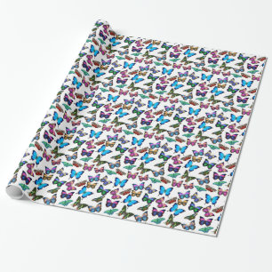 Butterflies Galore Wrapping Paper Cadeaupapier