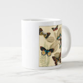 Butterflies glijdend over bladeren jumbo beker (Voorkant rechts)