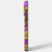 Butterflies Gold Glitters roze achtergrond Case-Mate iPhone Case (Achterkant / Links)