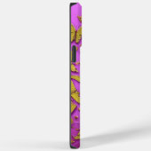 Butterflies Gold Glitters roze achtergrond Case-Mate iPhone Case (Achterkant / Rechts)