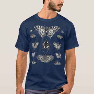 Butterflies Grunge Fairycore Aesthetic Dark Gothic T-shirt