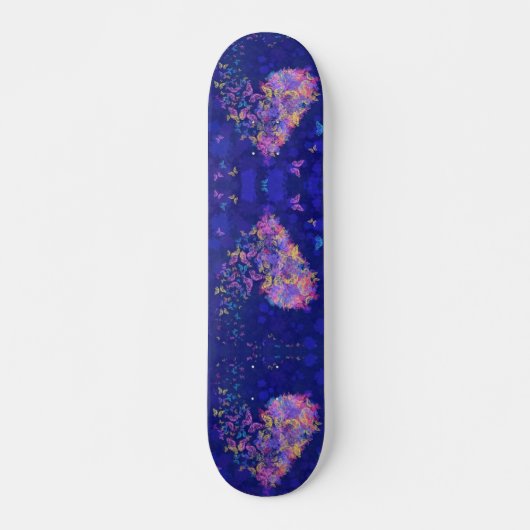 Butterflies Heart Skateboard - Love (Voorkant)