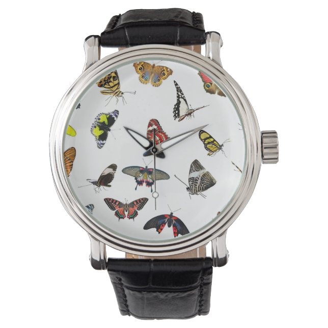 BUTTERFLIES HORLOGE (Voorkant)