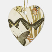 Butterflies Illustratie Keramisch Ornament (Links)