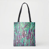 Butterflies in de lavendel-Canvas tas (Voorkant)