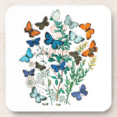 BUTTERFLIES IN DE NATUUR BIER ONDERZETTER (Voorkant)