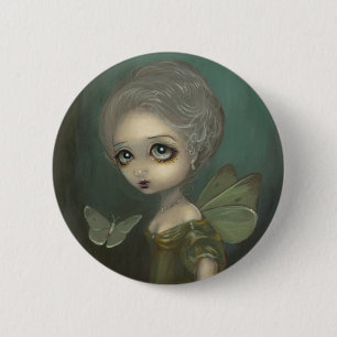 "Butterflies in Gloom"-Button Ronde Button 5,7 Cm