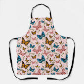  Butterflies in het Garden Pattern Schort (Voorkant)