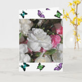 Butterflies Kaart (Gele Bloem)