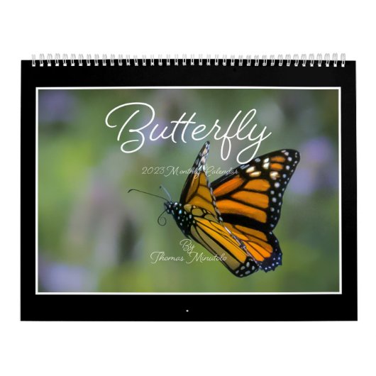 Butterflies Kalender 2023 van Tom Minutolo (Hoes)