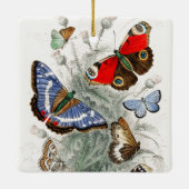 Butterflies Keramisch Ornament (Achterkant)